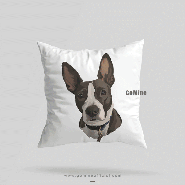 Custom Pet Portrait Pillows - GoMine