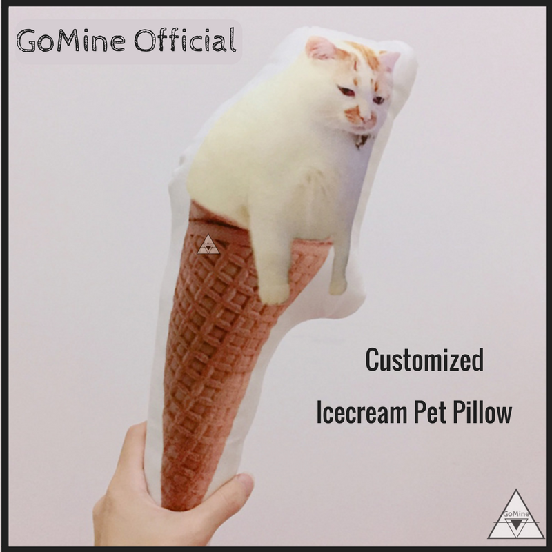 Custom Pet Ice Cream Pillow - GoMine