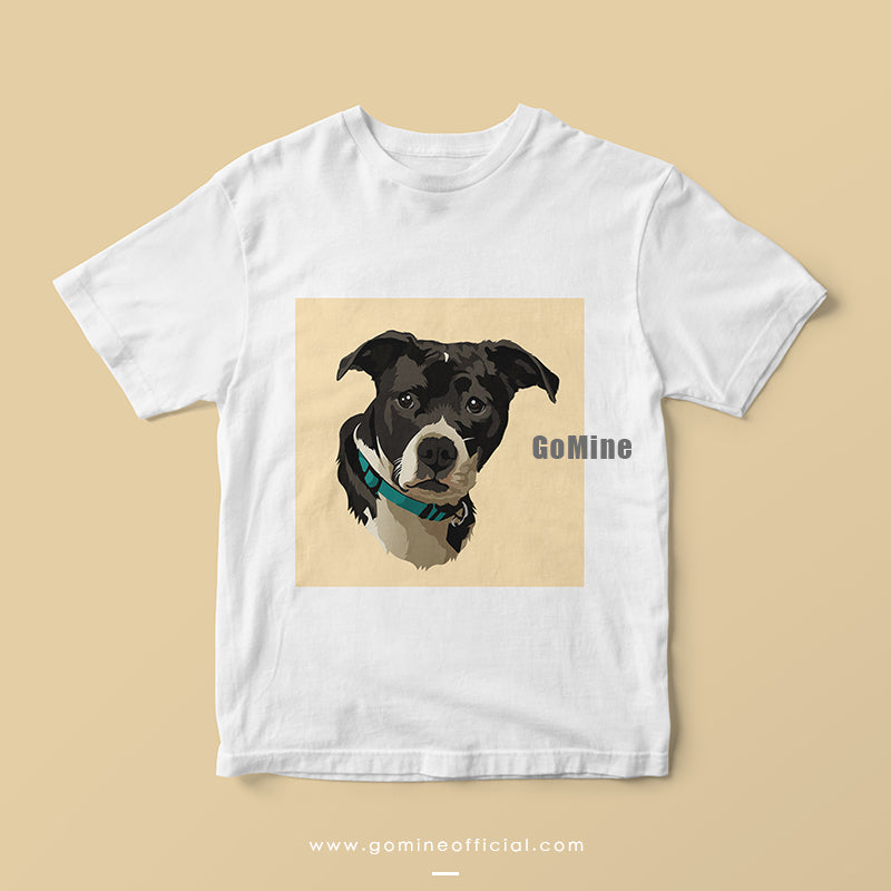 Custom Pet Portrait T-shirts - GoMine
