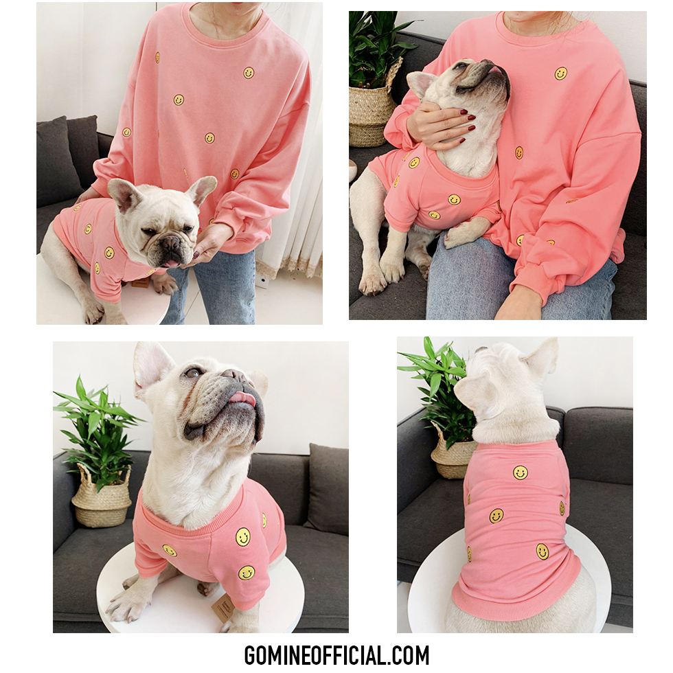 Matching Dog and Owner Sweater - Smiley Face - GoMine